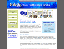 Tablet Screenshot of d-mediagroup.com